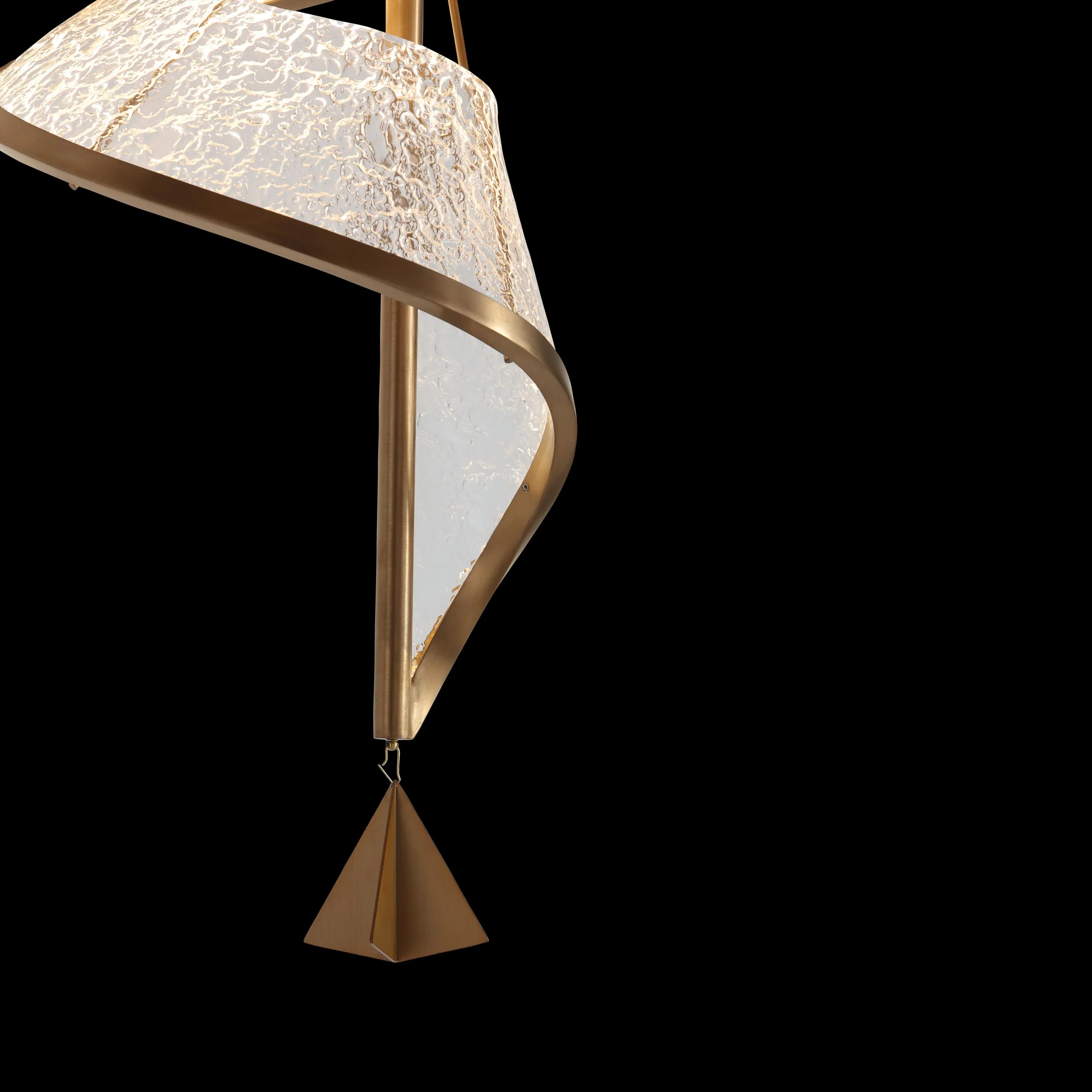 Ziva by Golden Lighting Aurora Integrated LED Wall Sconce in Brushed Champagne - Image 4