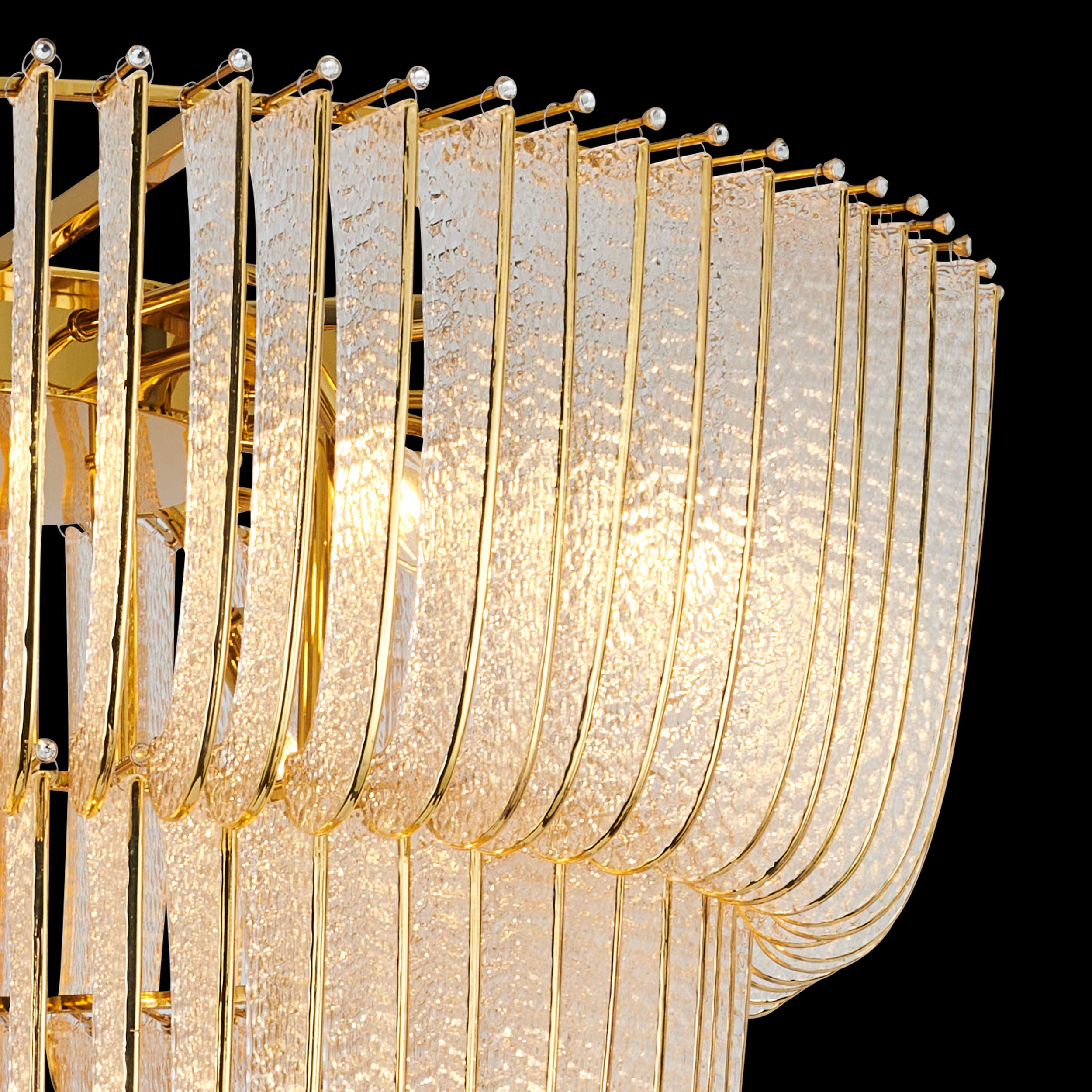 Ziva by Golden Lighting Shahi 29-light Chandelier in Titanium Gold - Image 2