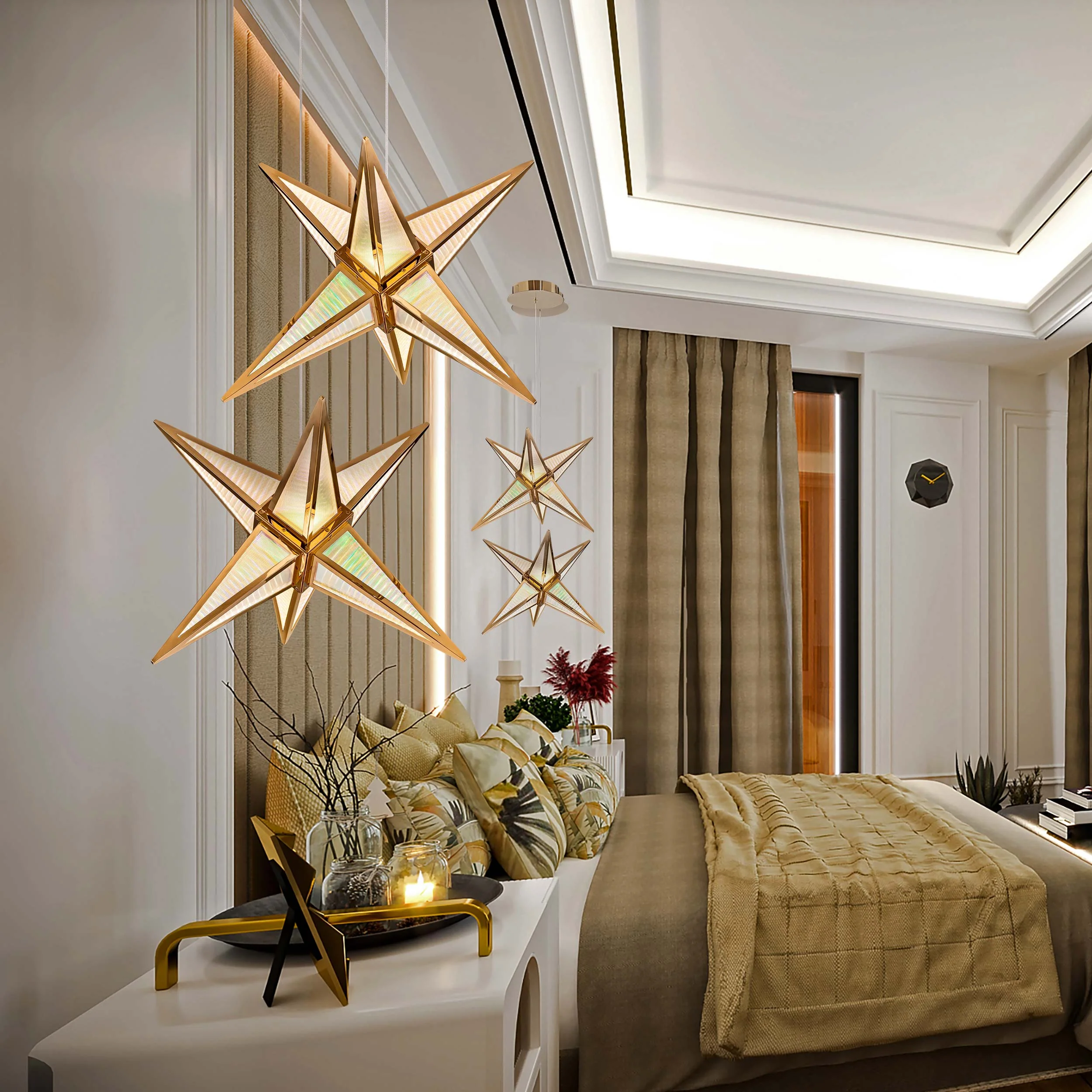 Ziva by Golden Lighting Spectrum Integrated LED 18in Pendant in Rose Gold - Image 4