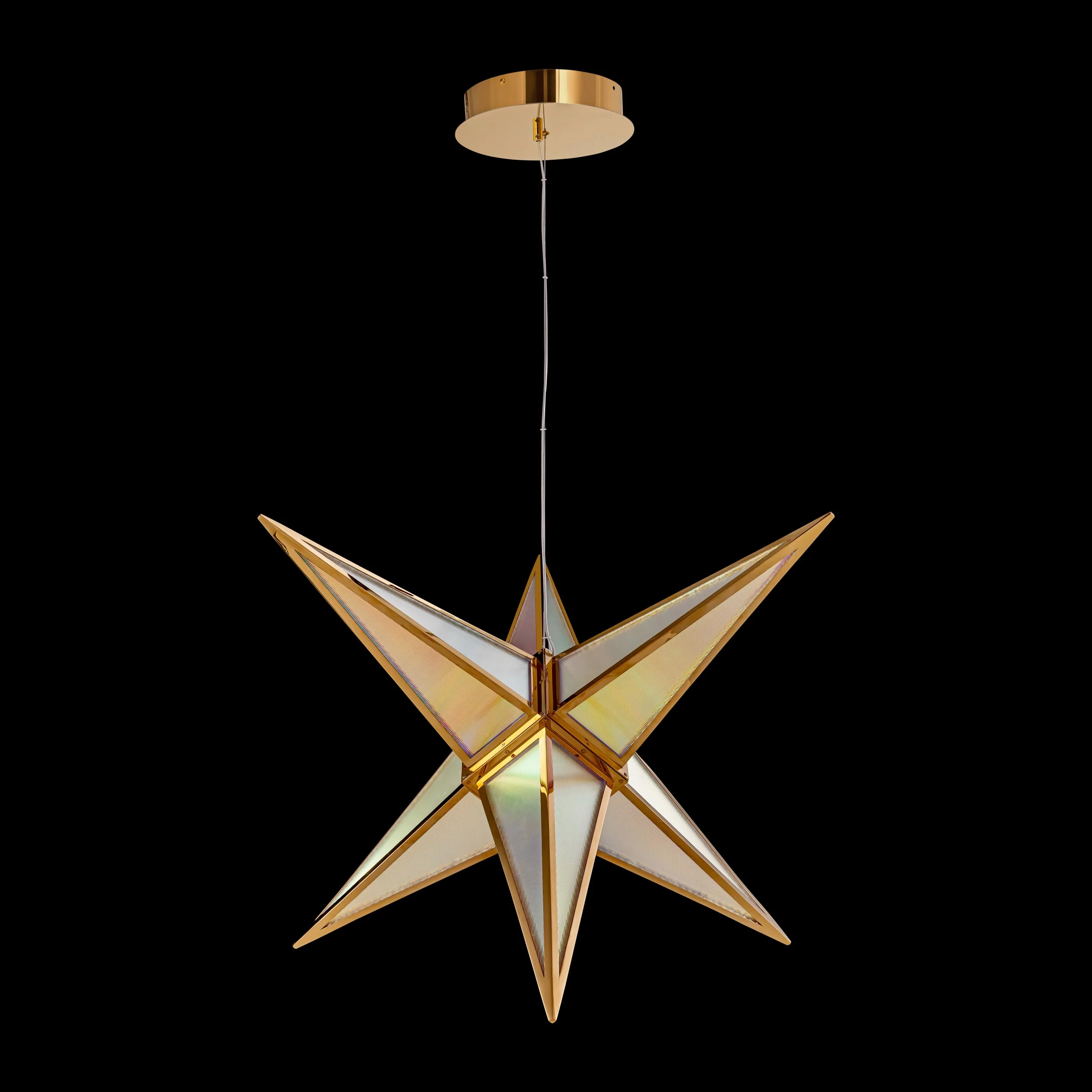 Ziva by Golden Lighting Spectrum Integrated LED 29in Pendant in Rose Gold - Image 10